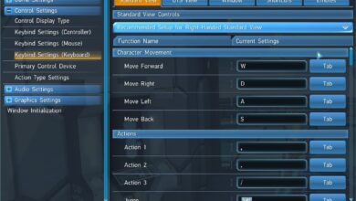 Phantasy Star Online 2 (PSO2): controles de teclado y combinaciones de teclas