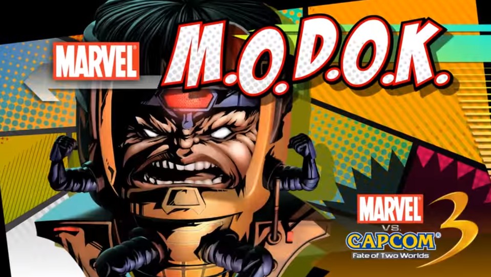 modok-in-marvel-vs-capcom "class =" lazy lazy-hidden wp-image-536539 "srcset =" https://images.mein-mmo.de/medien/2020/08/modok-in-marvel- vs-capcom-3_6104488.jpg 959w, https://images.mein-mmo.de/medien/2020/08/modok-in-marvel-vs-capcom-3_6104488-300x169.jpg 300w, https: // imágenes. mein-mmo.de/medien/2020/08/modok-in-marvel-vs-capcom-3_6104488-150x84.jpg 150w, https://images.mein-mmo.de/medien/2020/08/modok-in -marvel-vs-capcom-3_6104488-768x432.jpg 768w, https://images.mein-mmo.de/medien/2020/08/modok-in-marvel-vs-capcom-3_6104488-780x438.jpg 780w "datos -lazy-size = "(max-width: 959px) 100vw, 959px"> El diseño original de MODOK requiere algo de tiempo para acostumbrarse ...   

<p>Por lo tanto, su cráneo creció de manera grotesca, por lo que MODOK solo puede sobrevivir con la ayuda de una silla y un traje especiales. ¡De lo contrario, su gigantesco cráneo aplastaría su cuerpo!</p>
<p>En el juego, MODOK apareció en su propio tráiler donde no parece tan grotesco como en los cómics. Es solo una persona de aspecto enfermizo con un cráneo enorme. Su objetivo parece ser librar al mundo de superpotencias para que se pueda restaurar el orden.</p>
<p>    <img decoding=