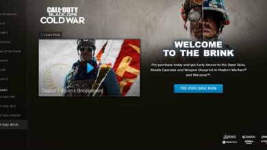 Call of Duty (COD) Black Ops Cold War (BOCW) - Tamaño de descarga
