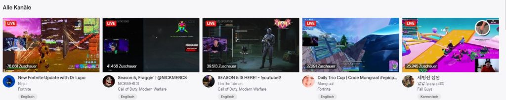 Ninja-on-one-twitch "class =" lazy lazy-hidden wp-image-532958 "srcset =" https://images.mein-mmo.de/medien/2020/08/Ninja-auf-eins-twitch- 1024x203.jpg 1024w, https://images.mein-mmo.de/medien/2020/08/Ninja-auf-eins-twitch-300x59.jpg 300w, https://images.mein-mmo.de/medien/ 2020/08 / Ninja-on-one-twitch-150x30.jpg 150w, https://images.mein-mmo.de/medien/2020/08/Ninja-auf-eins-twitch-768x152.jpg 768w, https: //images.mein-mmo.de/medien/2020/08/Ninja-auf-eins-twitch-1536x304.jpg 1536w, https://images.mein-mmo.de/medien/2020/08/Ninja-auf -eins-twitch.jpg 1652w "data-lazy-tamaños =" (ancho máximo: 1024px) 100vw, 1024px ">    

<p>También parece estar bien. Por el momento, más personas lo miran en Twitch que todos los demás. Con 76,861 espectadores, está por delante de NICKMERCS y TimTheTatman, quienes están mostrando la nueva Temporada 5 en CoD Warzone.</p>
<p><strong>Actualización 4:50 p.m.</strong>: Fue una secuencia corta de Ninja. Caminó menos de dos horas.</p>
<p>A las 4:50 p.m., hora de Alemania, Ninja se despidió de la audiencia nuevamente después de jugar Fortnite y Call of Duty: Warzone.</p>
<p>Ninja se despidió de que se había perdido la transmisión, y la transmisión le habría mostrado lo divertido que era. Tenía muchas ganas de jugar Call of Duty: Warzone con sus "muchachos", con Cloakzy, Nickmercs, TimTheTatman o Courage. </p>
<p>Pronto transmitirá nuevamente, lo hará de nuevo regularmente y ama a sus espectadores, dijo al final de su primera transmisión de Twitch después de un año.</p>
<p>    <img decoding=