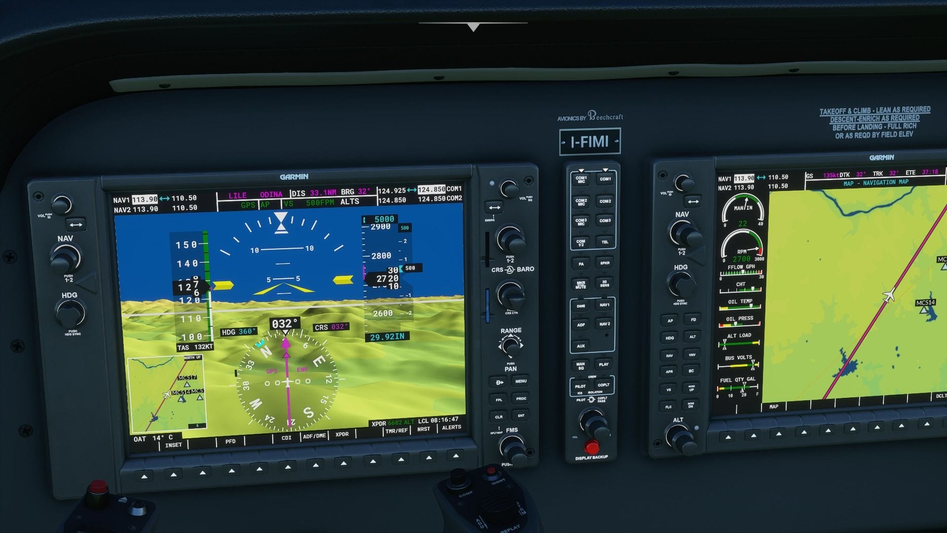 Piloto automático de Microsoft Flight Simulator
