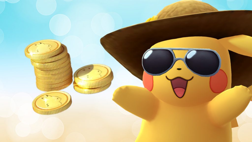 Título de las monedas de Pokémon GO Pikachu