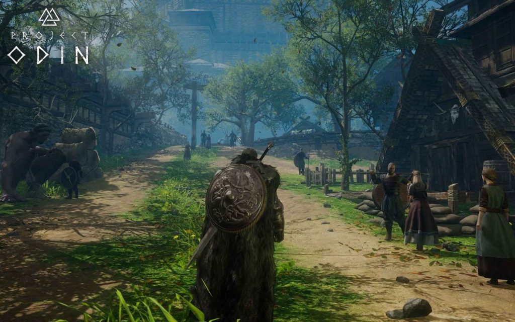 Personaje de Project Odin en la ciudad