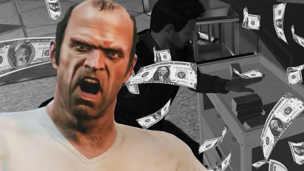 GTA Online Trevor Title Gold Casino Heist Money