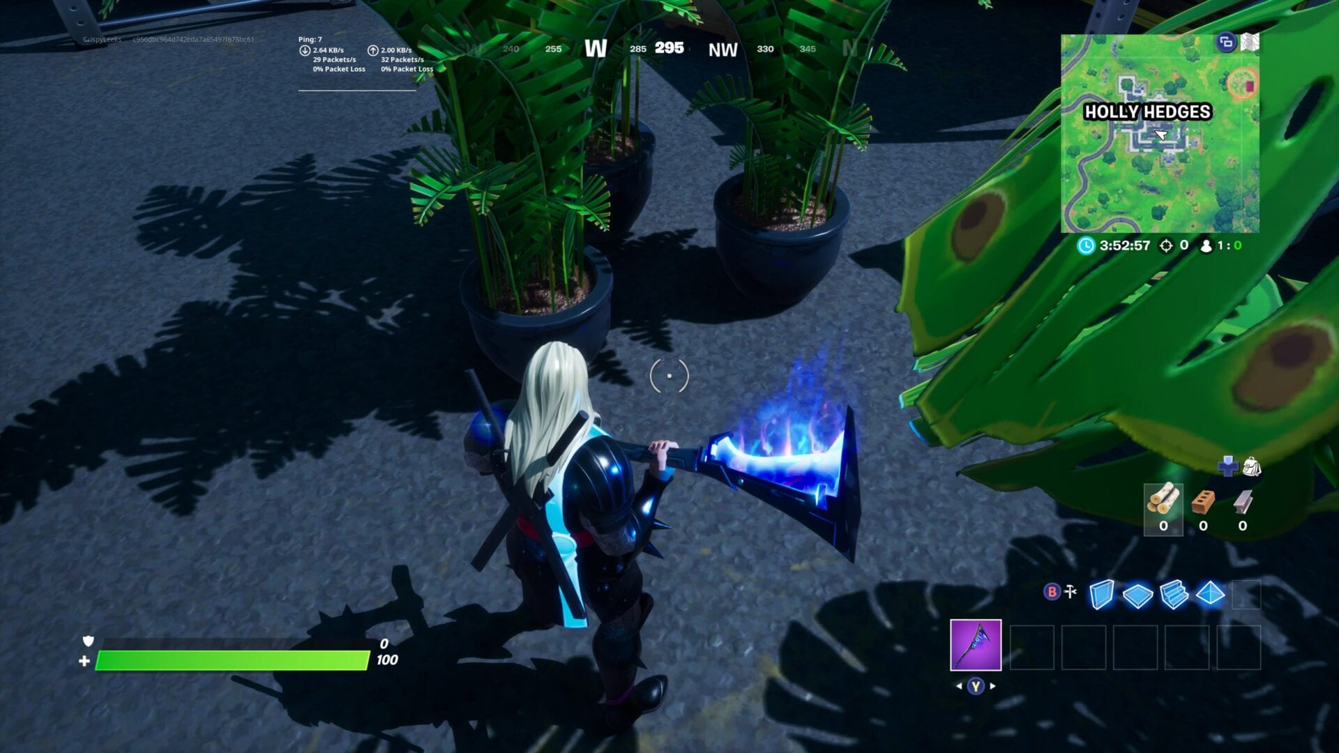 Ubicación de Fortnite Tree Groot