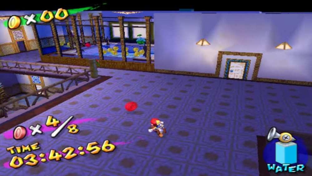 Cómo conseguir monedas rojas en el hotel en Super Mario Sunshine