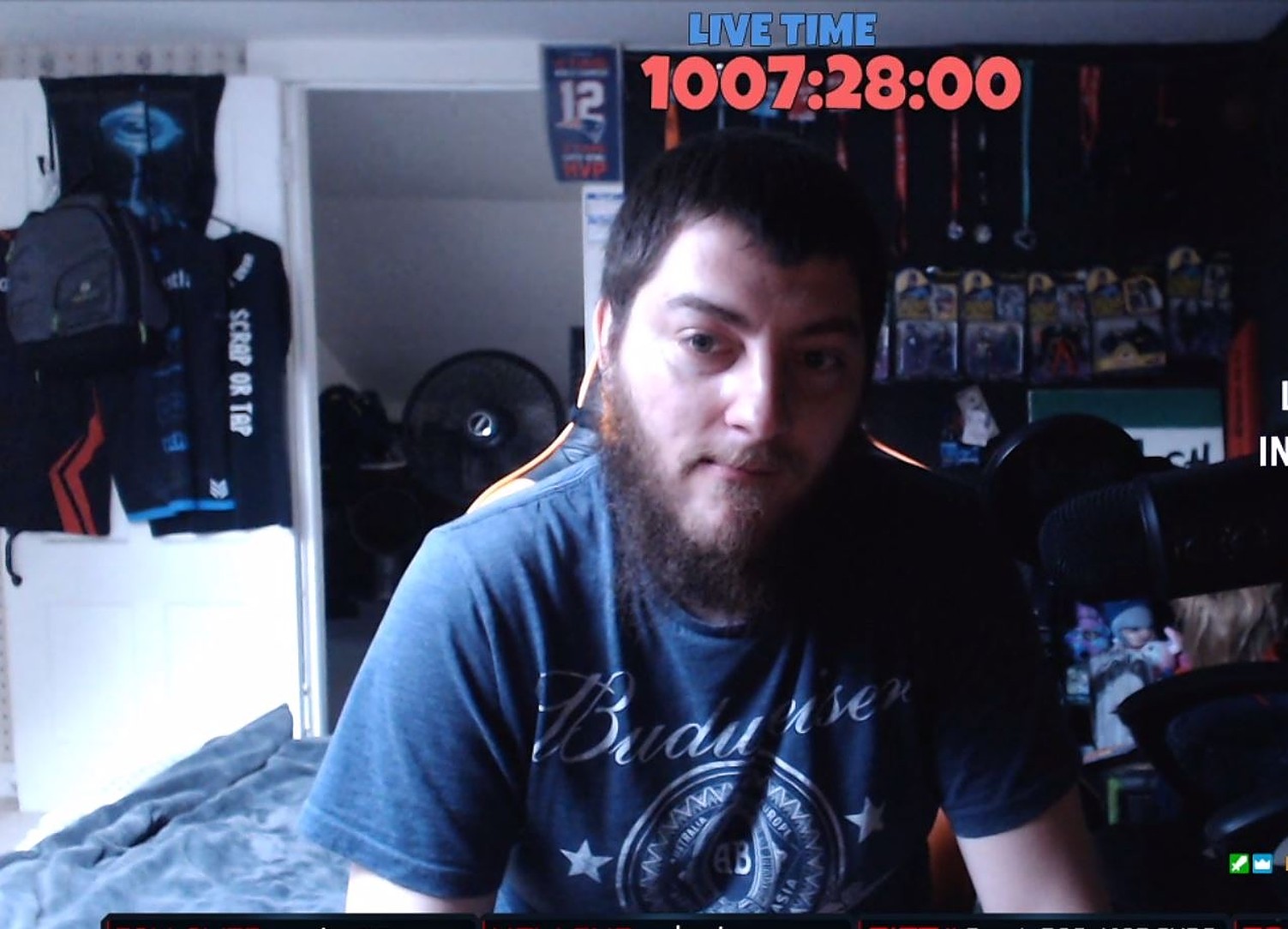 Streamer ha estado en vivo en Twitch durante 1.068 horas porque tiene miedo de estar solo