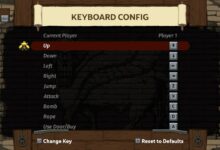 Spelunky 2: controles de teclado y combinaciones de teclas