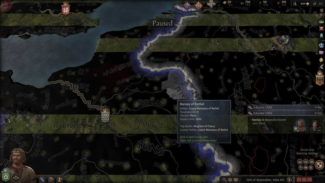 Crusader Kings 3 - Problemas de zoom, cámara y mapa negro - Cómo solucionarlo