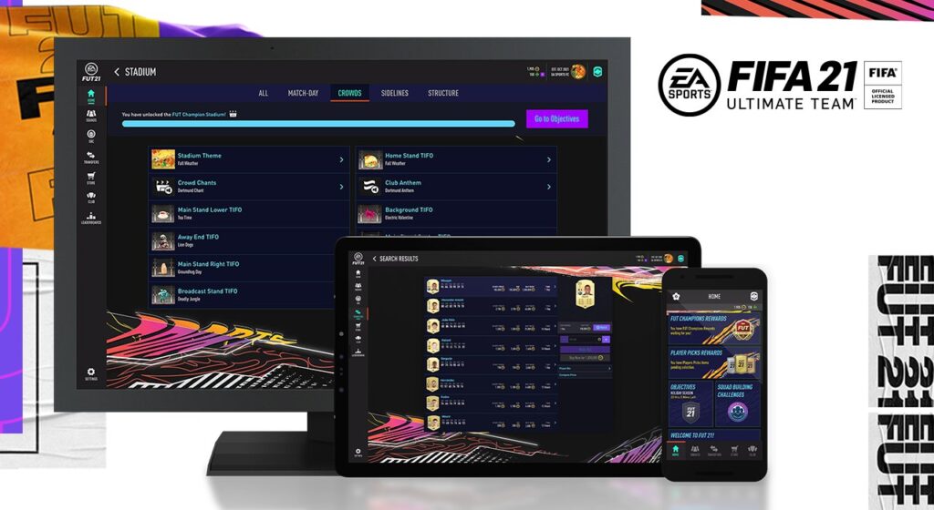 FIFA 21: acceso al mercado de fichajes de FUT en la aplicación web y la aplicación complementaria