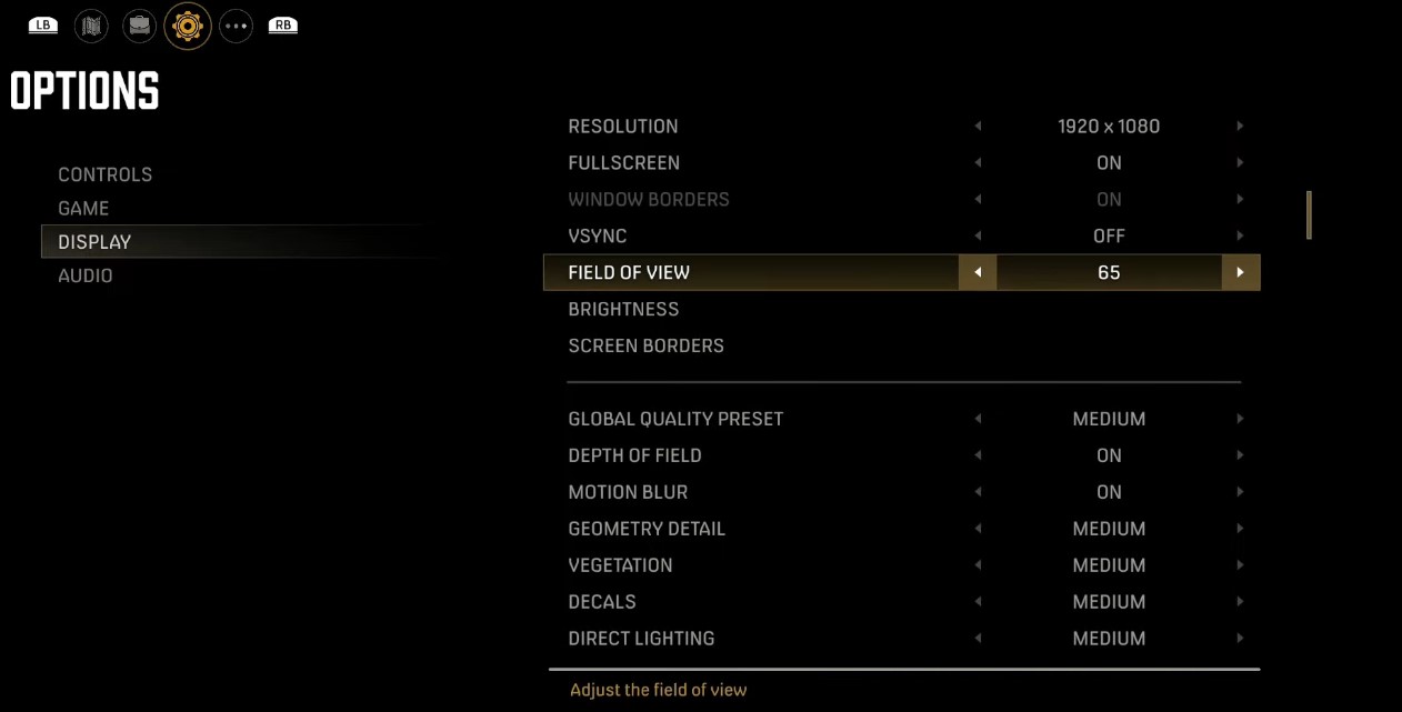 Mafia DE graphics settings