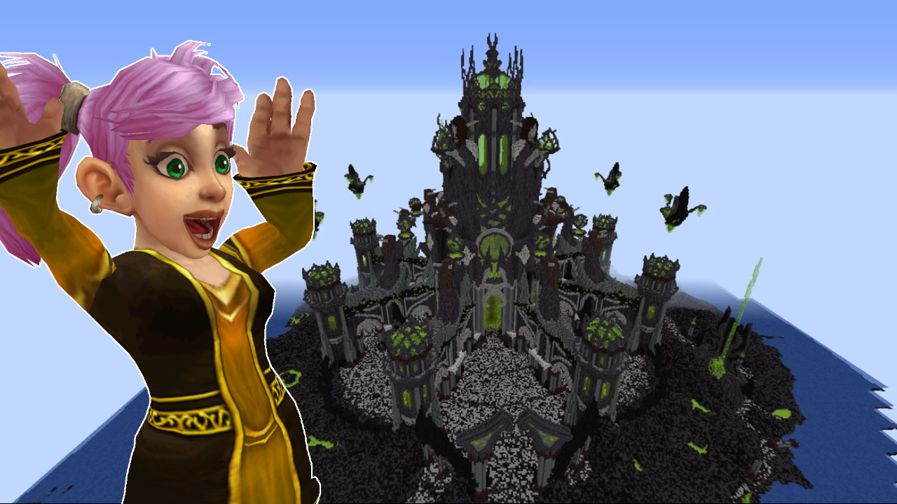 WoW: Así de bien se ve la tumba de Sargeras en Minecraft