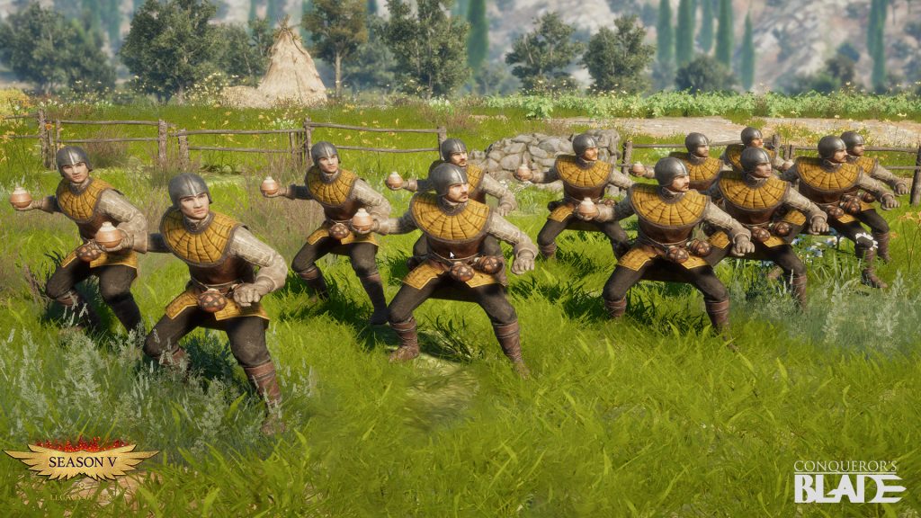 Granadas de mano de nueva unidad de Conqueror's Blade