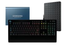 Teclado para juegos Logitech, discos duros externos y SSD en Saturn reducidos