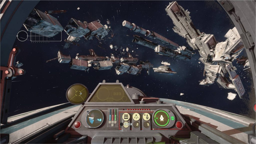 star-wars-squadrons-cockpit-view.jpg "class =" wp-image-576629 "srcset =" https://images.mein-mmo.de/medien/2020/10/star-wars-squadrons-cockpit- view-1024x576.jpg 1024w, https://images.mein-mmo.de/medien/2020/10/star-wars-squadrons-cockpit-ansicht-300x169.jpg 300w, https: //images.mein-mmo. de / medien / 2020/10 / star-wars-squadrons-cockpit-view-150x84.jpg 150w, https://images.mein-mmo.de/medien/2020/10/star-wars-squadrons-cockpit-ansicht -768x432.jpg 768w, https://images.mein-mmo.de/medien/2020/10/star-wars-squadrons-cockpit-ansicht-1536x864.jpg 1536w, https://images.mein-mmo.de /medien/2020/10/star-wars-squadrons-cockpit-ansicht-780x438.jpg 780w, https://images.mein-mmo.de/medien/2020/10/star-wars-squadrons-cockpit-ansicht. jpg 1921w "tamaños =" (ancho máximo: 1024px) 100vw, 1024px "> En la cabina detallada tienes una descripción general de todo.    

<h3>El modo multijugador ofrece pocos incentivos para seguir con él por más tiempo</h3>
<p><strong>¿Qué estaba esperando?</strong> Algunos modos más, tal vez más barcos o al menos un sistema de clasificación o cosmético motivador. </p>
<p>Los partidos en particular podrían usar más variedad. Aquí incluso veo un paso atrás en comparación con las batallas espaciales en Battlefront 2. Porque en el hermano mayor pudiste desarrollar naves heroicas como el Millennium Falcon durante las batallas. Eso fue muy motivador para mí y aflojó la lucha.</p>
<p>Lo mismo se aplica al sistema de clasificación y la recepción de cosméticos. El sistema se ha mantenido tan simple como es posible en Star Wars: Squadrons: </p>
<ul>
<li>El equipo de los barcos cuesta puntos de requisición</li>
<li>Los cosméticos cuestan fama</li>
<li>Obtienes ambos cuando subes de nivel</li>
<li>Con trabajos pequeños aún puedes ganar fama</li>
</ul>
<p>También hay una especie de "Pase de batalla" que dura 60 días. Si completo 10 tareas en ese tiempo, obtendré un elegante casco de la Nueva República. Cuando miré esto, incluso me sentí un poco cabreado por un momento.</p>
<p>"Aquí tienes un juego genial, pero tienes que divertirte tú mismo". – Desafortunadamente, lo que funciona realmente bien en Minecraft no me molesta en absoluto con Star Wars Squadrons. </p>
<p>    <img decoding=