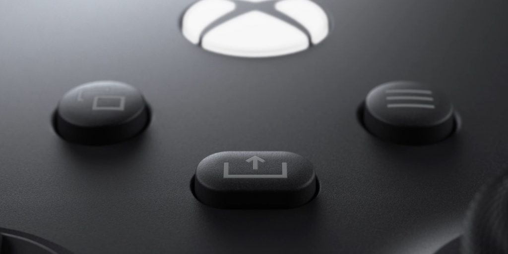 Botón de compartir del controlador Xbox