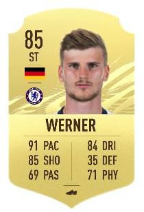 Werner "class =" wp-image-584134 "srcset =" https://dlprivateserver.com/wp-content/uploads/2020/10/1603730451_694_FIFA-21-estos-10-jugadores-dominan-FUT-en-este-momento.jpg 210w, https: //images.mein-mmo .de / medien / 2020/10 / FIFA-21-Werner-205x300.jpg 205w, https://images.mein-mmo.de/medien/2020/10/FIFA-21-Werner-102x150.jpg 102w "tamaños = "(ancho máximo: 210px) 100vw, 210px">    

<p></noscript>Werner también cuesta bastantes monedas: con 235.000 no es tan fácil de financiar. Si lo tienes en tu equipo, puedes esperar un delantero muy rápido con un buen remate. Su pie débil tiene una calificación de 4 estrellas. También suele estar equipado con el estilo de remate, lo que significa que logra valores de regate y tiros fuertes por encima de 90.</p>
<p>    Los mejores delanteros de FIFA 21 por valoración: ¿quién merece la pena para tu equipo?    </p>
<p>Si desea recolectar monedas para asegurar los mejores jugadores para su equipo, puede encontrar nuestra guía comercial para FIFA 21 aquí.</p>
<h2>3. Heung Min Son</h2>
<p>Son tiene casi 100,000 juegos menos en su haber y actualmente tiene 854,422 juegos. Su tasa de goles también es impresionante con 1,29 hits.</p>
<p>    <img loading=