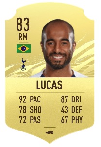 Lucas "class =" wp-image-584139 "srcset =" https://dlprivateserver.com/wp-content/uploads/2020/10/1603730452_22_FIFA-21-estos-10-jugadores-dominan-FUT-en-este-momento.jpg 208w, https: //images.mein-mmo .de / medien / 2020/10 / FIFA-21-Lucas-206x300.jpg 206w, https://images.mein-mmo.de/medien/2020/10/FIFA-21-Lucas-103x150.jpg 103w "tamaños = "(ancho máximo: 208px) 100vw, 208px">    

<p></noscript>También aporta, como no podía ser de otra manera, mucha velocidad. También es muy bueno regateando. Con el estilo Deadeye, también logra valores de pases y tiros en los 80. En general, es un jugador rápido con un buen final. Y como brasileño en la Premier League, también es un buen vínculo para los equipos híbridos. Tiene 4 estrellas en habilidades y pies débiles.</p>
<h2>8. Rodrigo</h2>
<p>El delantero español Rodrigo ha estado en 759,959 partidos desde su lanzamiento y solo tiene una calificación general de 82, pero no se deje engañar por eso.</p>
<p>    <img loading=