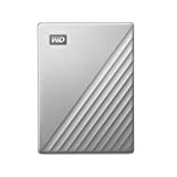 Disco duro externo WD My Passport Ultra para Mac de 2 TB (almacenamiento móvil, software WD Discovery, protección con contraseña, compatible con Mac, fácil de usar) plateado