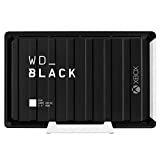 WD_Black D10 Game Drive para disco duro externo Xbox de 12 TB (velocidad de transferencia de hasta 250, 3 meses Xbox Game Pass Ultimate, 7200 rpm y enfriamiento activo) Negro
