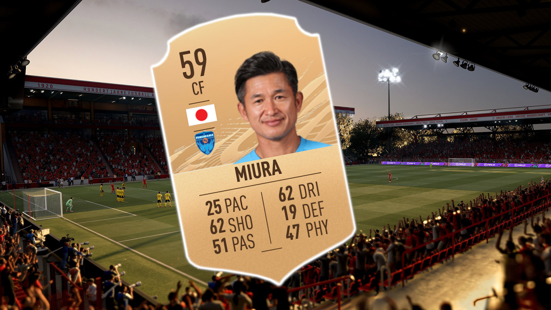 En FIFA 21 puedes interpretar a un jugador de fútbol de 53 años, pero ¿por qué?