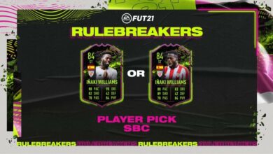 FIFA 21: SBC Inaki Williams Rulebreakers - Se anunció un nuevo desafío de creación de plantillas