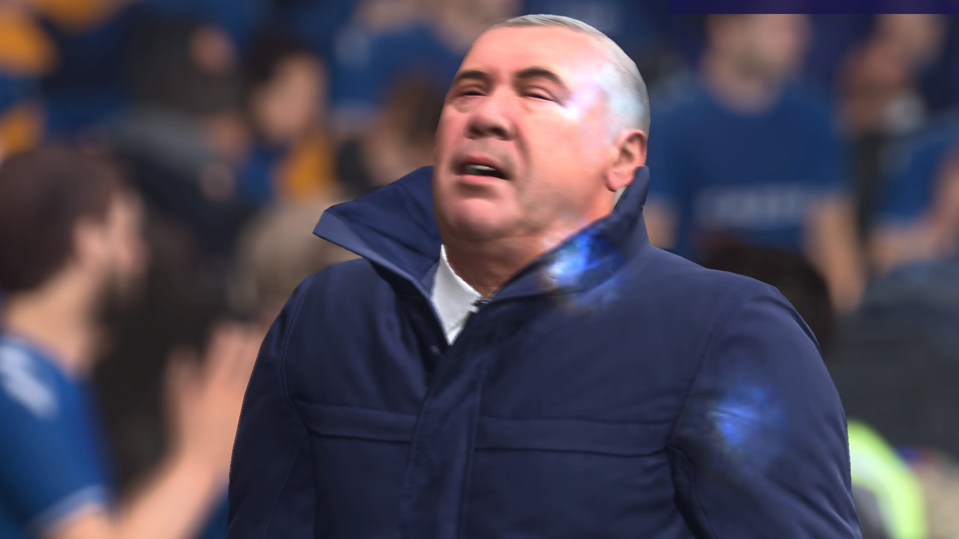 La nueva cara del entrenador Ancelotti es tan fea en FIFA 21 que se convierte en un meme