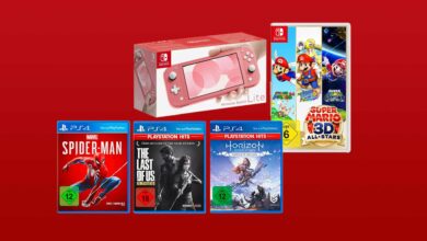 Ofertas de MediaMarkt: paquete de éxitos de Nintendo Switch Lite y PS4 más barato
