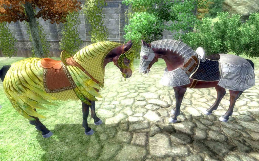 Elder Scrolls 4 Oblivion armadura de caballo 2
