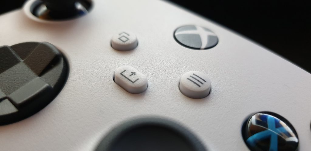 Botón de compartir del controlador Xbox Series X