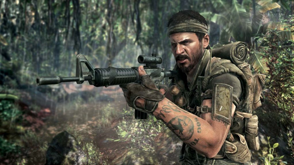 cod-blops-woods "class =" wp-image-613138 "srcset =" http://dlprivateserver.com/wp-content/uploads/2020/11/1604610476_795_Poco-antes-del-lanzamiento-de-CoD-Cold-War-la-historia.jpg 1024w, https: / /images.mein-mmo.de/medien/2020/11/cod-blops-woods-300x169.jpg 300w, https://images.mein-mmo.de/medien/2020/11/cod-blops-woods- 150x84.jpg 150w, https://images.mein-mmo.de/medien/2020/11/cod-blops-woods-768x432.jpg 768w, https://images.mein-mmo.de/medien/2020/ 11 / cod-blops-woods-780x438.jpg 780w, https://images.mein-mmo.de/medien/2020/11/cod-blops-woods.jpg 1281w "tamaños =" (ancho máximo: 1024px) 100vw, 1024px "> Woods en Call of Duty: Black Ops en Vietnam.   

<p><strong>Isla del Renacimiento</strong>: A continuación, dos equipos encuentran el paradero de Steiner, el desertor alemán. Uno es el agente de la CIA Hudson y el otro es Mason y Raznov.</p>
<p>Raznov llega primero a la ubicación y dispara a Steiner antes de que Hudson pueda intervenir. Sin embargo, el jugador luego ve la situación desde el punto de vista de Hudson. Él, a su vez, ahora ve que Mason dispara a Steiner. </p>
<p><strong>El interrogatorio: </strong>Resulta que Mason está siendo interrogado por Hudson y su colega Weaver. Ahora Mason aclara toda la situación:</p>
<ul>
<li>Reznov lleva años muerto, Mason se lo imaginaba</li>
<li>Dragovich reprogramó a Mason para matar al presidente</li>
<li>Reznov también manipuló a Mason para que matara a Steiner, Kravchenko y Dragovich.</li>
</ul>
<p>En la parte final de la trama, Mason y Hudson ahora atacan la base secreta de Dragovich, el barco mercante Rusalka frente a la costa de Cuba. Mason logra matar a Dragovich.</p>
<p>El intento de asesinato de John F. Kennedy se muestra en los créditos. También puedes ver a Mason. Queda por ver si mató al presidente.</p>
<h2>Call of Duty: Black Ops 2</h2>
<p>La segunda parte tiene lugar en 1986. Mason se ha jubilado con su hijo en Alaska. Pero Hudson lo busca para una nueva misión. Porque se dice que Woods, quien en realidad murió en Black Ops, sigue vivo.</p>
<p><strong>Bosque</strong>: Durante la liberación de Woods resulta que fue capturado por el terrorista Raúl Menéndez y su organización Cordis. Durante la liberación de Woods, Mason dispara al terrorista en la cara y lo desfigura.</p>
<p>A partir de aquí, las historias se desarrollan en dos zonas horarias. Uno describe los eventos de 1986, el otro del futuro en 2025, cuando habrá una Guerra Fría entre China y Estados Unidos. La atención se centra en los metales raros de la tierra.</p>
<p><strong>El pasado: </strong>Woods, Hudson y Mason intentan averiguar más sobre Menéndez. Se encuentran en Afganistán, donde Woods se vuelve loco cuando se ven y lanza una granada de mano. La hermana de Menéndez, Josefina, la mata. Eso solo enfureció más a los terroristas. </p>
<p>En otra misión durante la invasión panameña, Woods asume la tarea de cambiar a un rehén por un prisionero prominente: Menéndez. Pero esta es una trampa. En verdad, el prisionero es Mason. En un altercado, Menéndez mutila a Woods y mata a Hudson. También está presente el niño David, hijo de Mason.</p>
<p>    <img decoding=