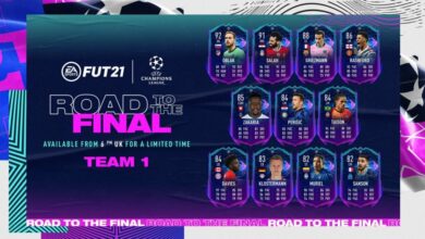 FIFA 21: Road To The Final Team 1 - Tarjetas dinámicas UCL y UEL