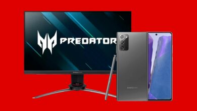 Monitor de juegos Acer y Galaxy Note 20 al mejor precio en MediaMarkt