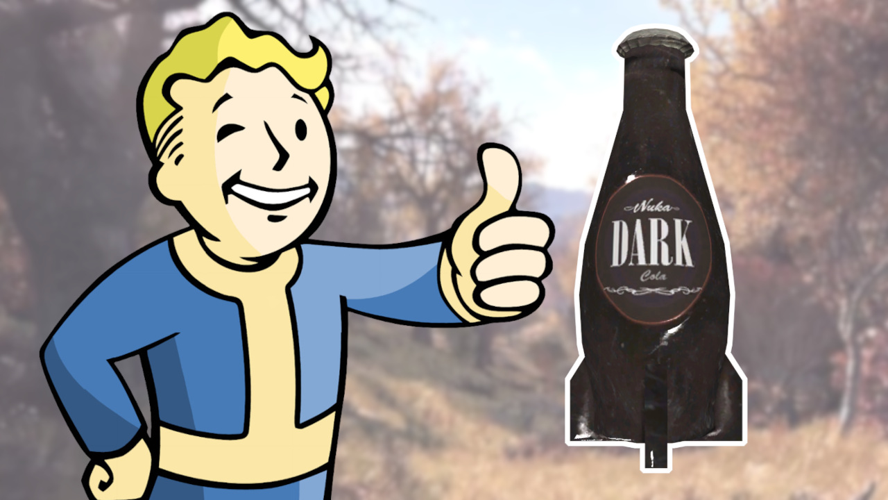 Fallout 76 Nuka Cola oscuro