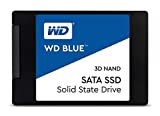 WD Blue 3D NAND SATA SSD de 2 TB, 2,5 pulgadas (SSD interno, alta fiabilidad, lee hasta 560 MB / s, escribe hasta 530 MB / s, a prueba de golpes y con certificación WD F.I.T. Lab)