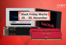 SSD y RAM al mejor precio durante la semana del Black Friday de Amazon