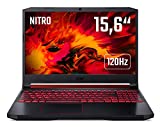Acer Nitro 5 (AN515-54-55UY) 39,6 cm (15,6 pulgadas Full-HD IPS 120 Hz mate) portátil para juegos (Intel Core i5-9300H, 8 GB RAM, 512 GB PCIe SSD, NVIDIA GeForce RTX 2060, Win 10 Home) negro / rojo