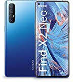 Teléfono inteligente OPPO Find X2 Neo (16,5 cm (6,5 pulgadas)) Memoria interna de 256 GB, 5G, 12 GB de RAM, 4260 mAh con carga de flash de 30 W, cámara AI cuádruple de 48 MP, diseño ultradelgado, pantalla curva - Starry Azul