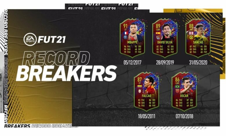 FIFA 21: se anuncian las tarjetas Record Breakers para el Black Friday de FUT 21
