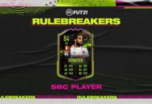 FIFA 21: SBC Jason Denayer Rulebreakers - Anunciado el nuevo desafío de creación de plantillas