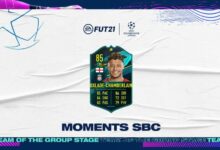 FIFA 21: Alex Oxlade-Chamberlain Moments SBC - Requisitos y soluciones