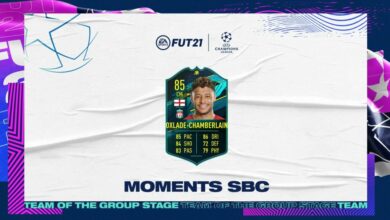 FIFA 21: Alex Oxlade-Chamberlain Moments SBC - Requisitos y soluciones