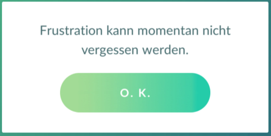 Pokémon GO Olvidar la frustración