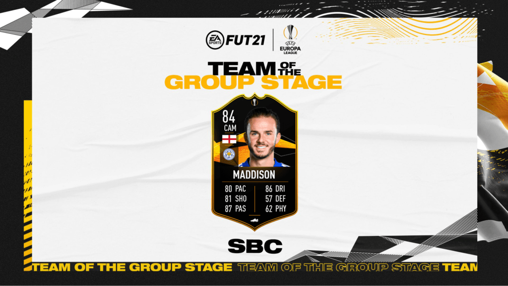 FIFA 21: James Maddison SBC TOTGS - Requisitos y soluciones