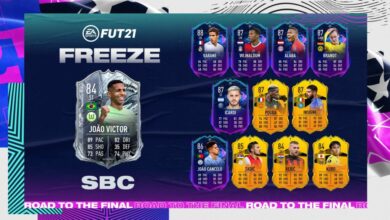 FIFA 21: SBC Joao Victor Freeze - Requisitos y soluciones