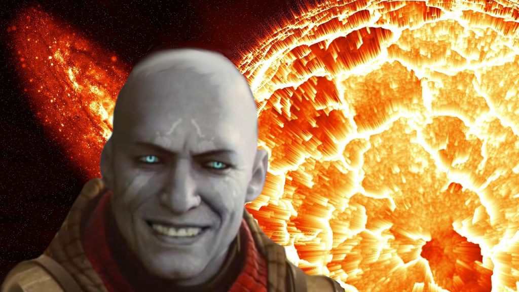 Explosion Planet Star Sun Destruction Zavala Destiny 2 Título