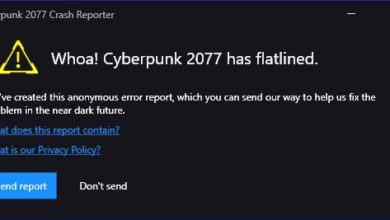 Cyberpunk 2077 tiene corrección de error de línea plana