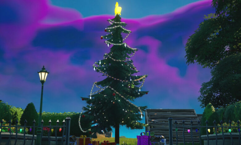 Fortnite: Baila en los árboles de Navidad – Todos los árboles en el mapa