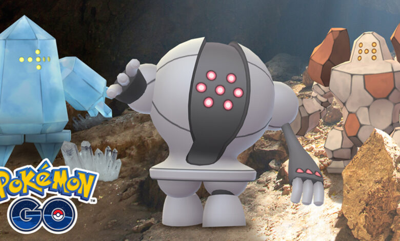 Pokémon GO trae de vuelta a Regirock, Registeel y Regice, pero solo brevemente