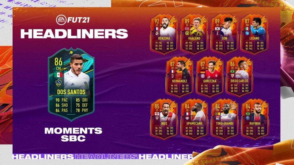 FIFA 21: SBC Jonathan dos Santos Moments - Requisitos y soluciones